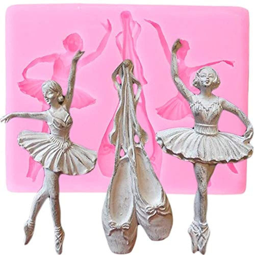 1 Pieza De Zapatos De Bailarina De Ballet Molde De Silicona 0