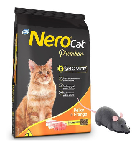 Nero Gato Adulto 20 Kg Pollo Y Pescado Con Regalo 0