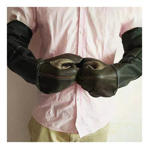 Luvas De Couro Anti-mordida De Proteção Animal Para Cães 1