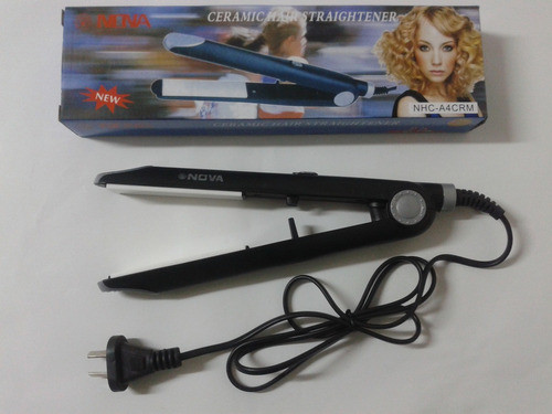 Planchita De Pelo Cerámica Nova Compacta Calidad Con Traba $ 1