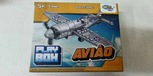 Avião Brinquedo De Montar E Desmontar Play Box Un463 0