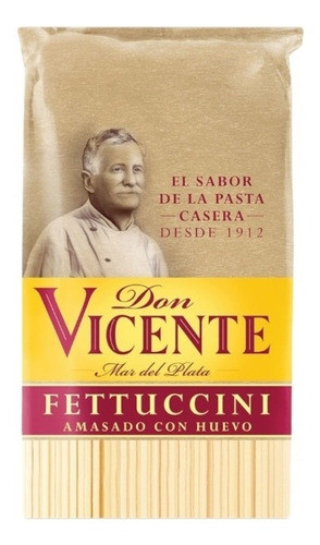 Fideos Don Vicente Fetuccini De 500g Pack 3u 0