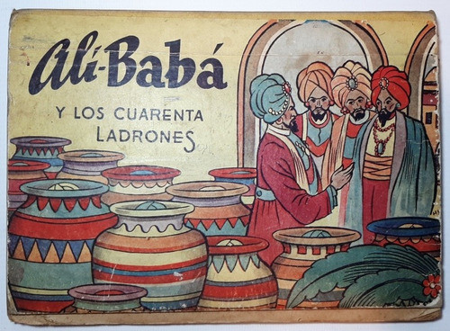 Antiguo Libro Alí-babá Wiedrich Relieve Ro 526 0