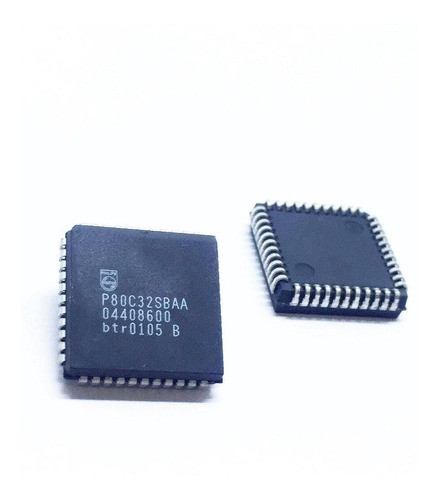 Circuito Integrado P80c32sbaa Plcc-44 * 80c32 * P80c32 1