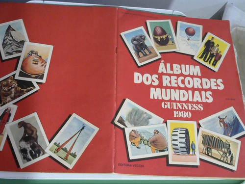 Álbum Figurinha Recordes Mundiais Guinness 1980 - Completo 1