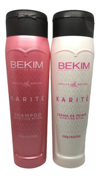 Kit Bekim Karité Shampoo + Crema De Peinar 250g 0 Kit Bekim Karité Shampoo + Crema De Peinar 250g 0