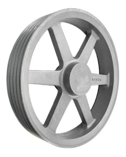 Polia De Ferro 450mm 04 Canais Tipo A Mademil Raiada - 450a4 0