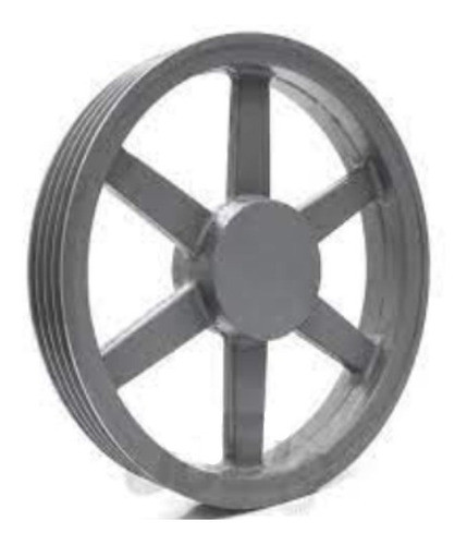 Polia De Ferro 450mm 04 Canais Tipo A Mademil Raiada - 450a4 1