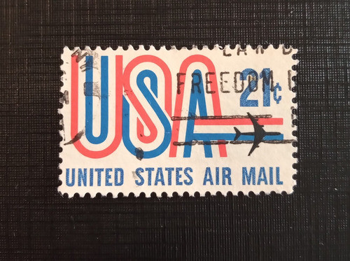 Selo Antigo Estados Unidos Usa Airmail 1971 U232 0