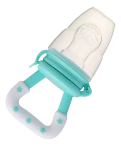 Alimentador Infantil Frutas Bebe Bico Silicone Chupeta Verde 1