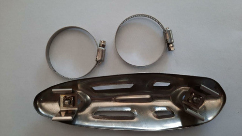 Protector Para Escape 4 Tiempo De Acero Inoxidables-bm 1