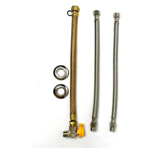 Kit Instalação Aquecedor 30cm Rinnai Komeco Lorenzetti Bosch 1