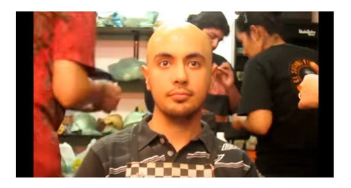 Pelada Goma Latex Peluca Pelado Maquillaje Disfraz Fx 0
