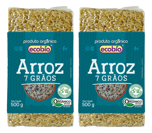 Arroz Orgânico Ecobio 7 Grãos Integral Não Transgênico 1 Kg 0