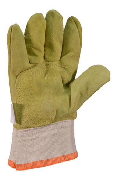 Guante Trabajo Descarne Cuero Americano De Pascale Tejido 0