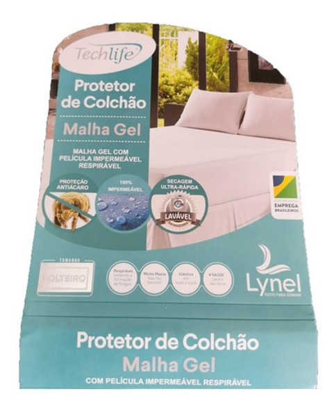 Protector Cubre Colchón Sábana Impermeable Thechlife 1 Plaza 0