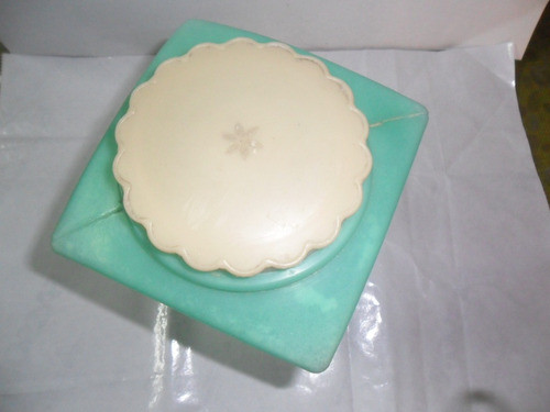 Envase Retro Recipiente Verde Plastico Cocina Everest 1