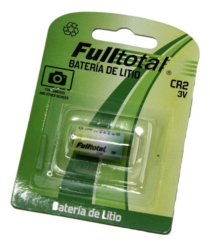 Pila Bateria Cr2 Cr  2 Fulltotal 3v Lithium 1° Cámaras Htec 0