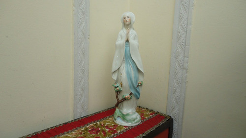 Virgen Maria Antigua En Porcelana Austriaca Impecable Veala 1