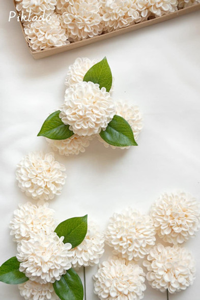 Piklado Flores Artificiales Dalia Boda, 25 Piezas Rosas 1 Piklado Flores Artificiales Dalia Boda, 25 Piezas Rosas 1