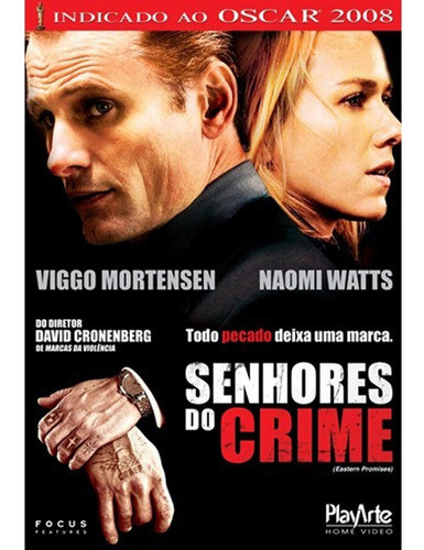 Dvd Senhores Do Crime Naomi Watts - Original & Lacrado 0