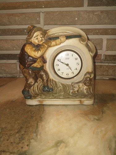 Antiguos Adornos Porcelana, Uno Con Reloj Incluido(no Anda) 0