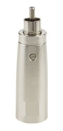 Adaptador Ficha Conector De Canon Macho Xlr A Rca Macho 1