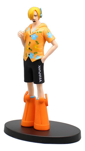 Figura Sanji One Piece Traje Arco Egghead Futuro Pvc 0