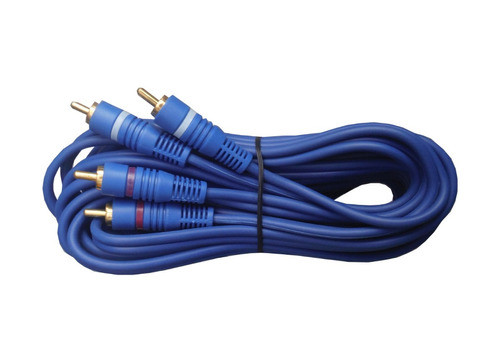 Cable Rca 5 Metros Mallado Para Potencia / Woofer X 4 0