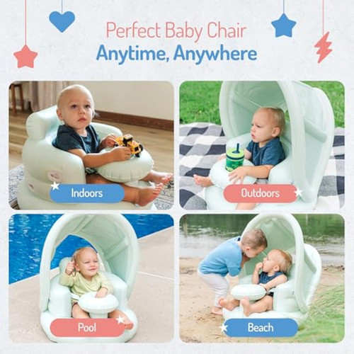 Asiento De Bebé Inflable Para Bebé De 3 A 36 Meses 1