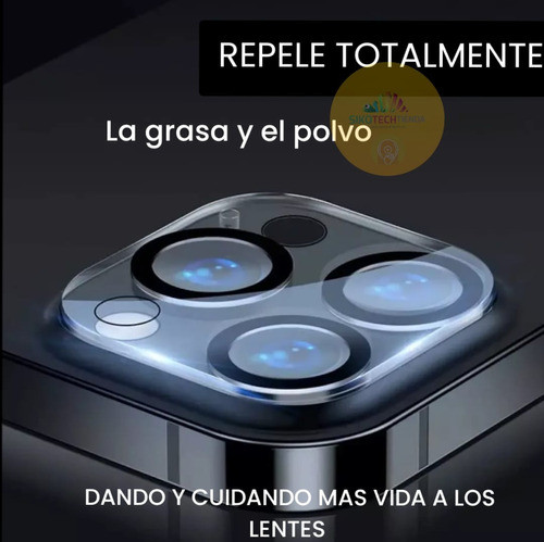 Vidrio Protector De Camara 9d Para iPhone 14 Pro Max 1