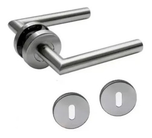Picaporte Puerta Madera Acero Inoxidable. X6!! 0
