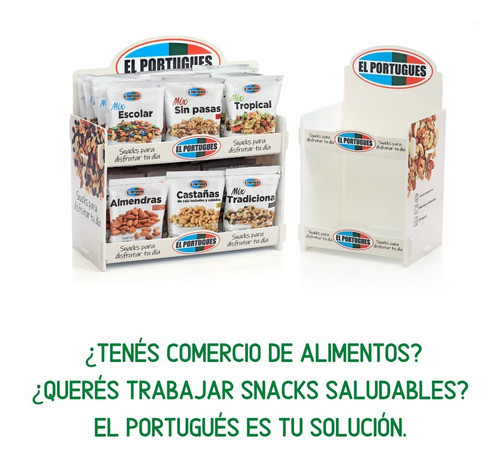 Mix De Frutos Secos Escolar - El Portugués - 24u X 40gr 1
