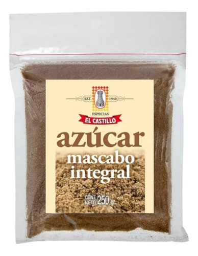 El Castillo Azúcar Integral Mascabo X250 Gr 0