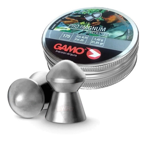 Balines Gamo Pro Magnum 6,35 X 175 Caza Aire Comprimido 0