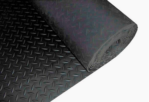 Manta Piso Borracha Diamante 3mm Para Box 6.00x1.00mts 1