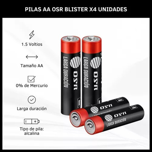 Pilas Aa 2a 1.5 V Carbon Zinc Caja X 60 Unidades X Mayor 1