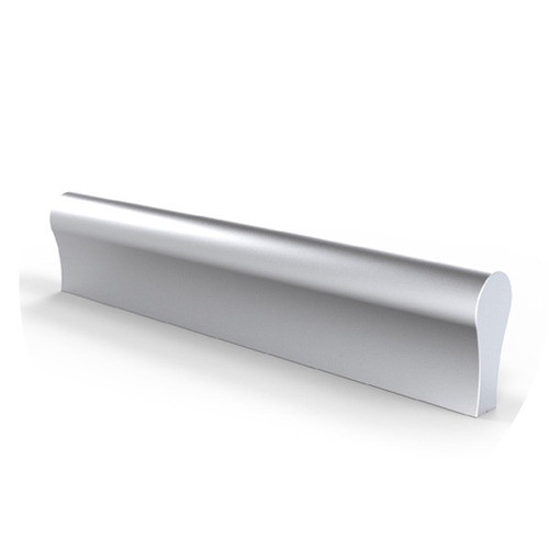 Tirador Euro Aluminio Anodizado Mueble Placa Bock 116x24/96 0