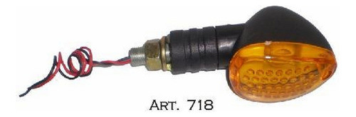 Faro De Giro Universal Minitunning Gota Ambar V.c. 718 0