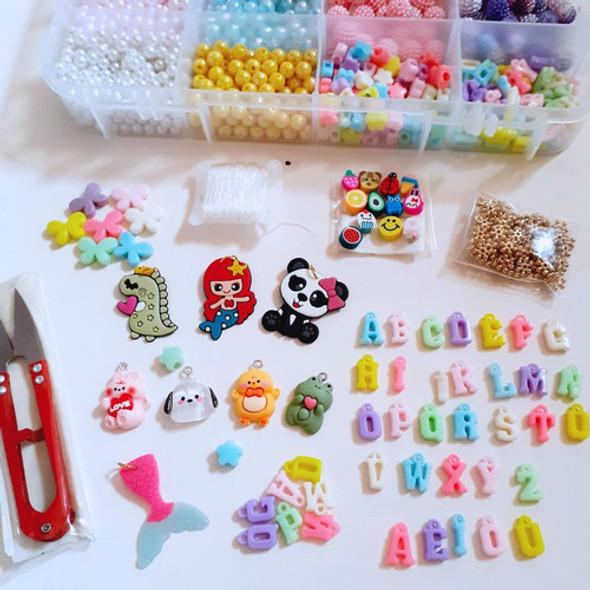 Kit De Fazer Pulseiras Colar Miçangas Bijuteria Infantil M01 1