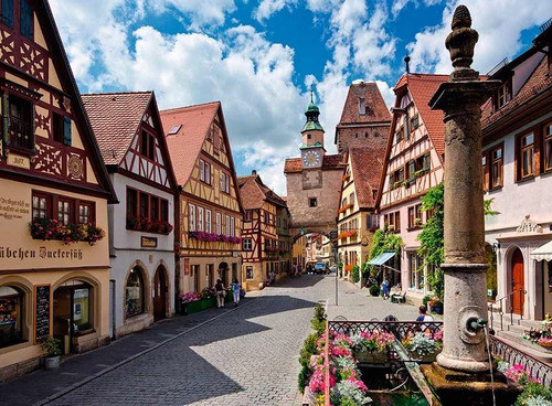 Puzzle Rothenburg 500 Piezas- Ravensburger 1
