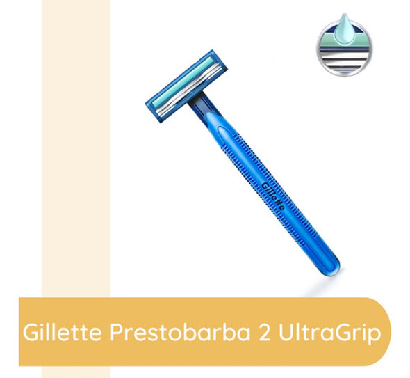 3 Cartelas Gillette Prestobarba 2 Ultragrip - 72 Unidades 1