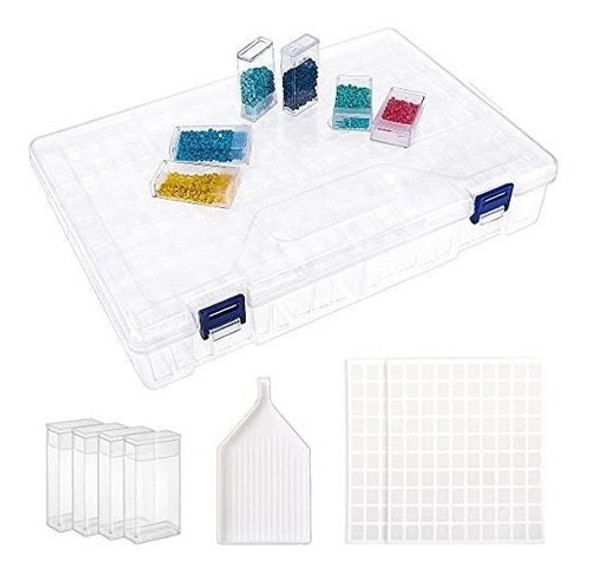 Caja Para Piedras De Pintura Por Diamante C/120 Contenedores 0 Caja Para Piedras De Pintura Por Diamante C/120 Contenedores 0