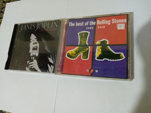 Lote 2 Cds Janis Joplin - Anthology, Rolling Stones The Best 0