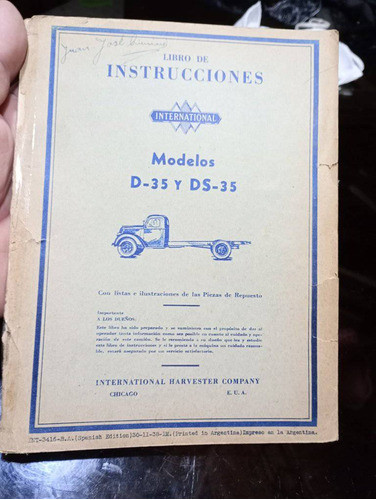 Catalogo Manual International Camion D35 Sin Contratapa 0