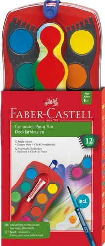 Acuarelas Faber Castell Connector X12 Con Pincel 0