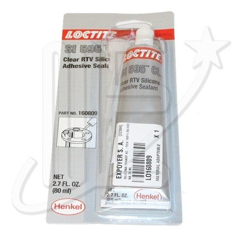 Silicona Transp Acetica 100% Silicona 70 Ml Loctite 1