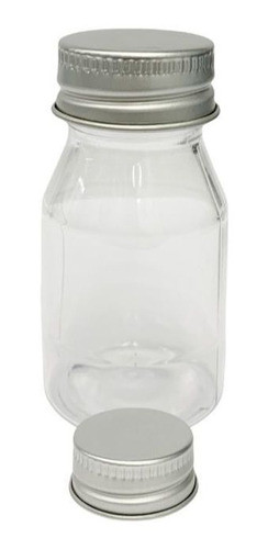 Envase Plastico 30 Ml Tapa Rosca Metalica Pack X50 0
