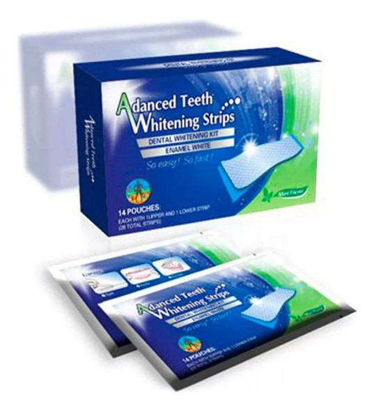 Blanqueador Dental Kit 28x Tiras Para Blanquear Dientes Gel 0 Blanqueador Dental Kit 28x Tiras Para Blanquear Dientes Gel 0