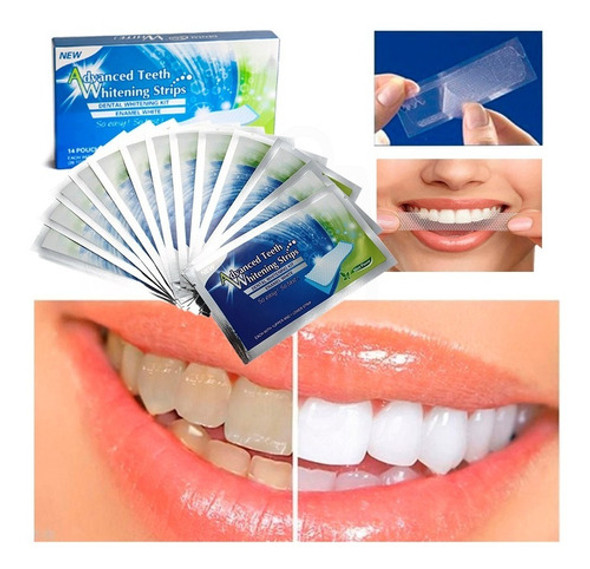 Blanqueador Dental Kit 28x Tiras Para Blanquear Dientes Gel 1 Blanqueador Dental Kit 28x Tiras Para Blanquear Dientes Gel 1